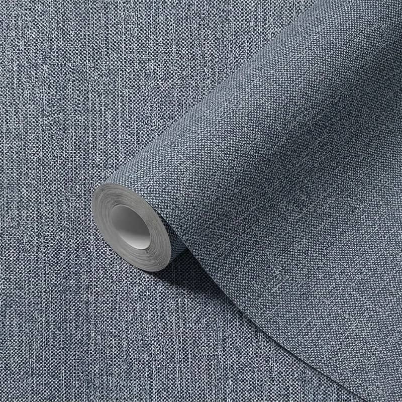 Papel de Parede Linho Azul Jeans - Foto 1